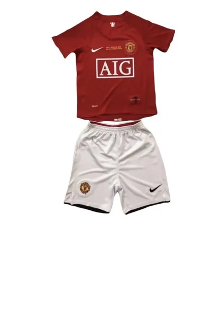 Manchester United 2007/08 shirt Kids Ronaldo Champions League Kids Size