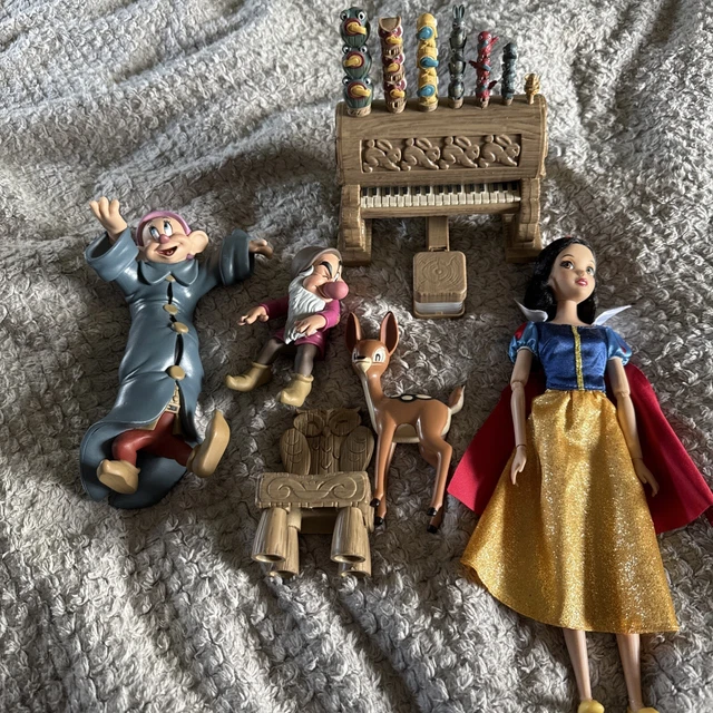 RARE VINTAGE SNOW White And Seven Dwarfs Figure Bundle Job Lot Disney £ ...