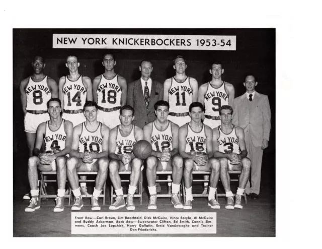 1952 1953 ROCHESTER ROYALS 8X10 TEAM PHOTO NBA BASKETBALL HOF NEW YORK  DAVIES