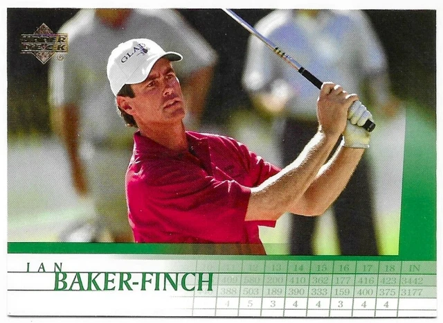 ⛳ 2001 Upper Deck Golf Ian Baker-Finch Card