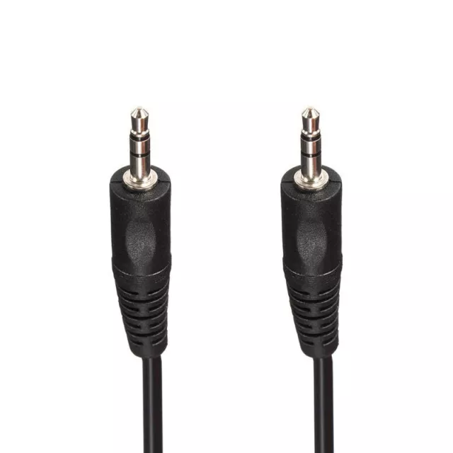 1Ft 3.5mm MM Male To Male AUX  Audio Headset Jack Stereo Cable Cord