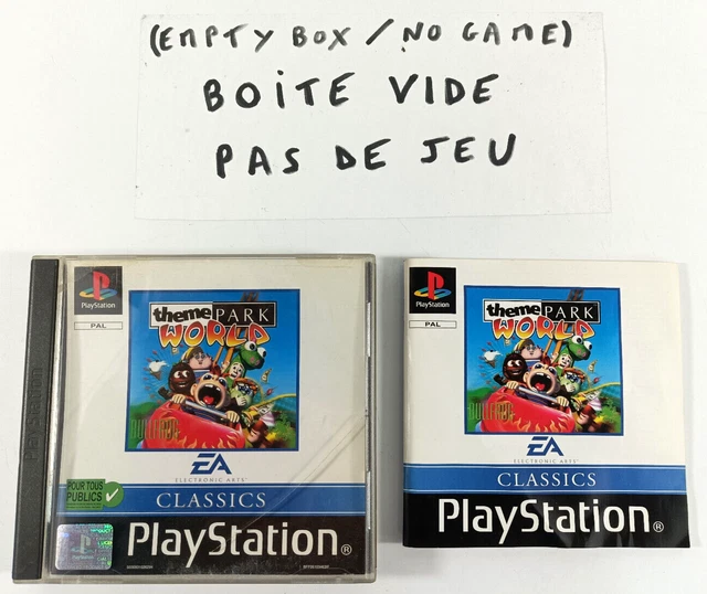 Destruction Derby Raw Ps1 Jeu Platinum Boîte et Notice