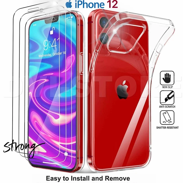 Cover Custodia + Pellicola Vetro Temperato IPhone 12 - Foto 10