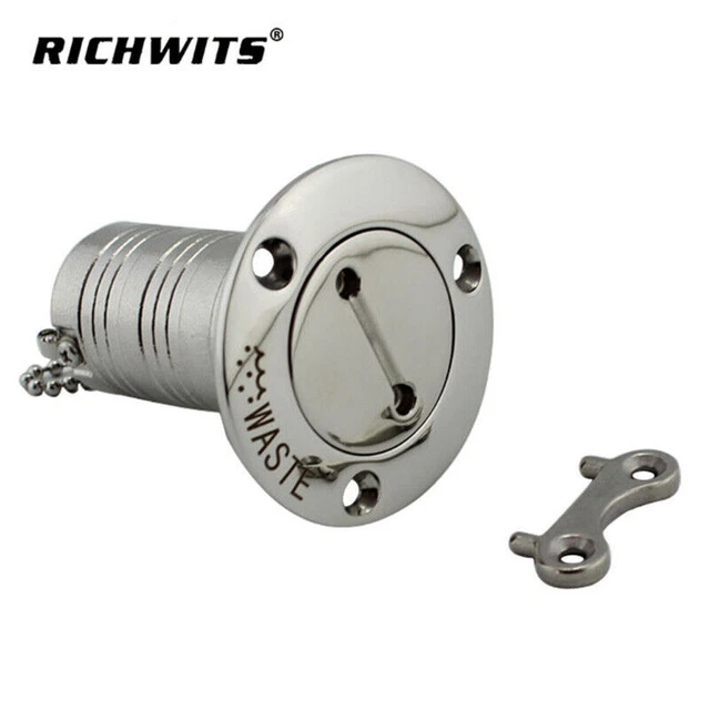 ARBO-INOX Edelstahl Einfüllstutzen 50mm - V4A Für Boote & Marine