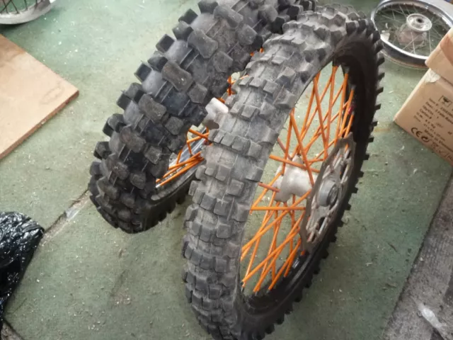 ktm sx sxf 250 450 wheel set from a 2007