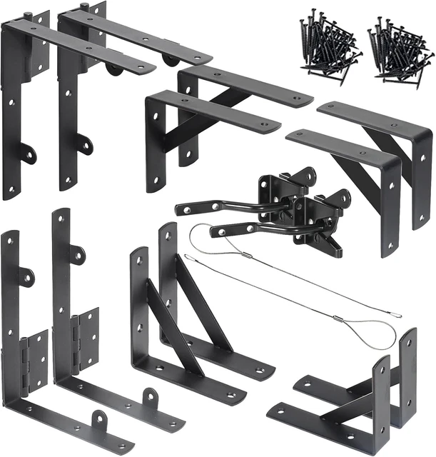 Fence Gate Kit Gate Hardware, 1 Set Anti Sag Gate Kit Gate Frame Co... Fast Ship