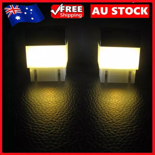 LED Solar Ambient Light Automatic Glow for Home Garden (White Warm Light)