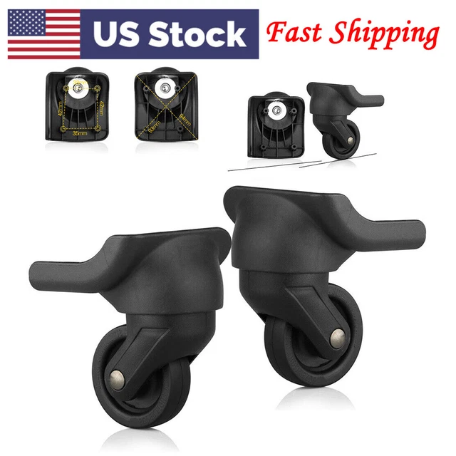 Luggage Swivel Wheels Suitcase 360 Spinner Repair Spare Wheels Replacement