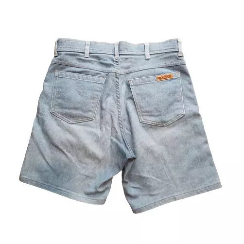 Vintage Jean Shorts Women's Size 32 Blue Denim Summer Made in USA Beach