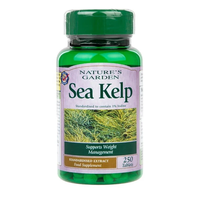 NATURES GARDEN SEA Kelp Tablets 15mg 250 Tablets £14.99 PicClick UK