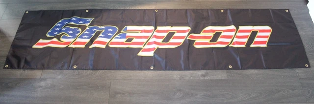 SNAP ON BANNER Flag Big 2x8 feet Power Tools Tool Store Home