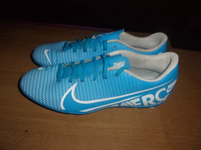 NIKE MERCURIAL VAPOR XIII Club Aqua Blue White mens football
