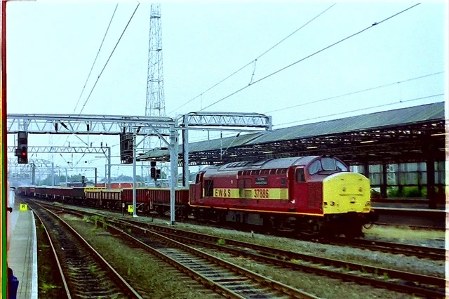 35MM RAILWAY COLOUR Negative Class 47 289 at Little Burrs ELR £1.95 ...