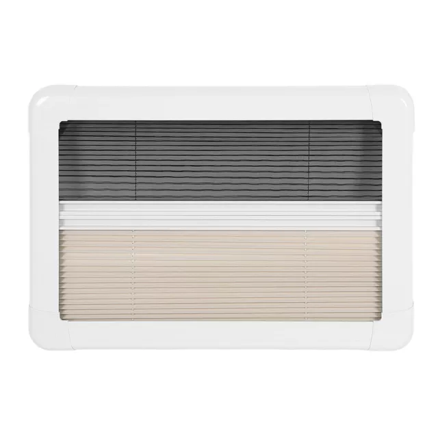 New RV Pleated Interior Window 28 X 20in Convenient Operation Pleated Privacy