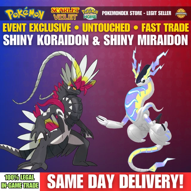 POKEMON SCARLET AND Violet: Gamestop Promo Shiny Miraidon OR Koraidon Code  Card $39.08 - PicClick CA