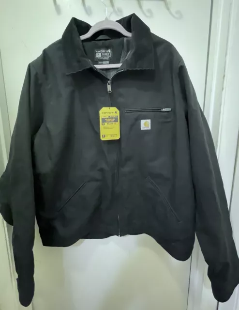 CARHARTT JACKET 0J3828 Relaxed Fit Duck Detroit Lined Sz XLT NEW! FREE ...