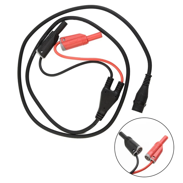 1 x spina a banana impilabile 4 mm su spina BNC linea di misurazione cavo sonda 5 A
