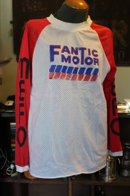 FANTIC MOTOR MEFO vintage maglia traforata epoca motocross regolarità cross
