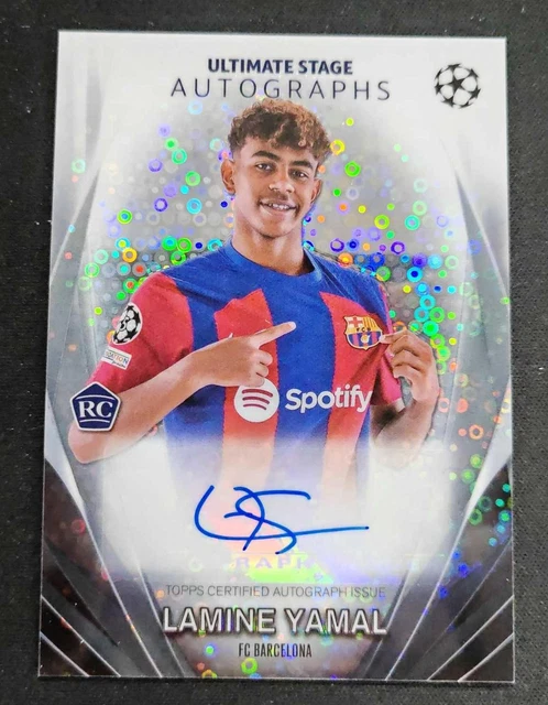 LAMINE YAMAL 2023-24 2024 Topps UEFA Club Ultimate Stage recrue RC