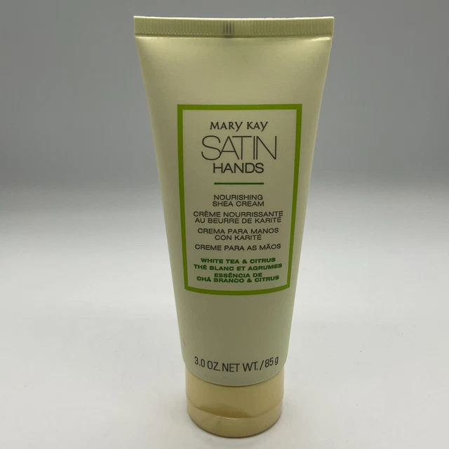 Mary Kay Satin Hands Nourishing Shea Cream - White Tea And Citrus- 3 Oz