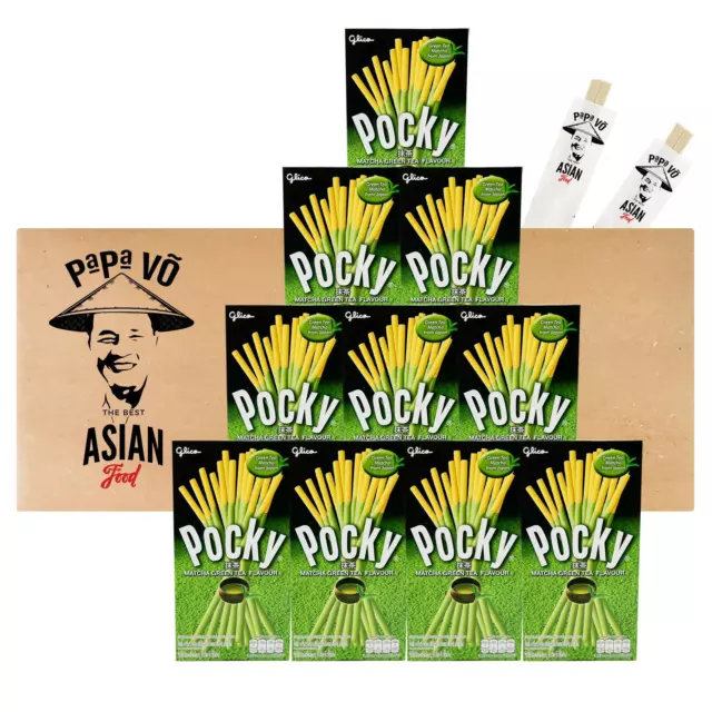 Glico Matcha Pocky 10x39g Glico Pocky