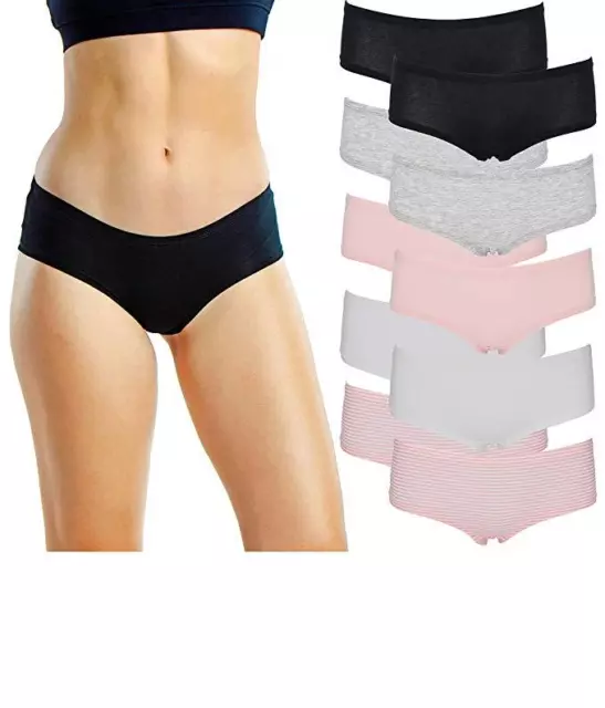 NEW Women's Boyshort Soft Spandex Cotton Underwear Panties 5 Lot