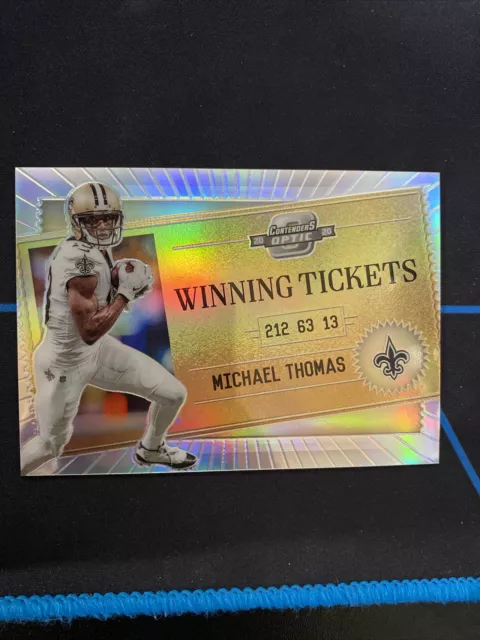 Michael Thomas 2020 Panini Contenders Optic Winning Tickets Silver Holo #8