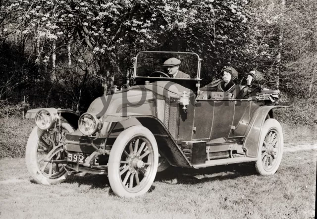 Automobile voiture ancienne an.1910 Renault type à identifier - repro photo - 36