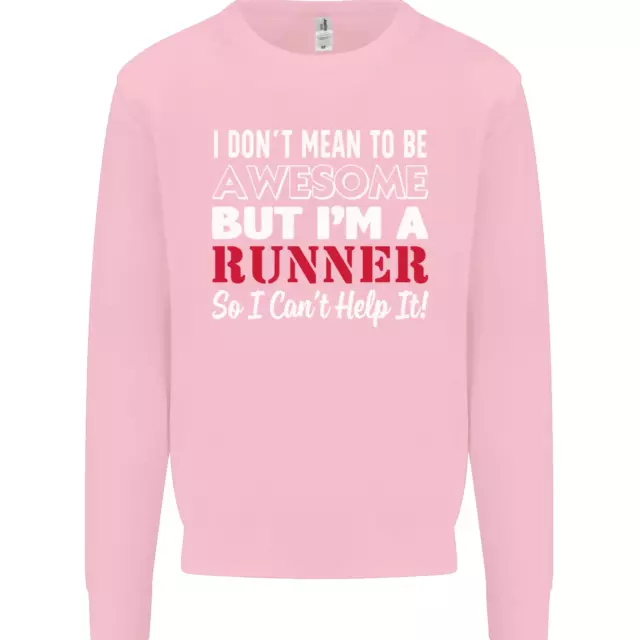 Felpa da uomo I Dont Mean to Be but Im Runner Running 12