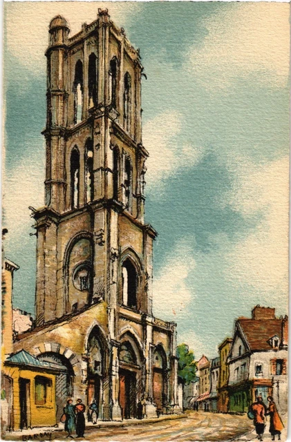CPA MANTES-la-JOLIE Tour Saint-Maclou (1384761