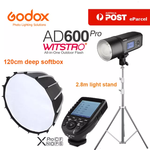 Godox AD600Pro 600WS TTL Outdoor Flash with XPRO- trigger, Softbox,Light stand
