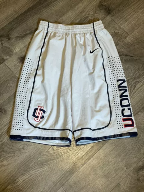 Nike UCONN Huskies Basketball Long Pocket Shorts Mens Size S Small Nike UCONN Huskies Basketball Long Pocket Shorts Mens Size S Small
