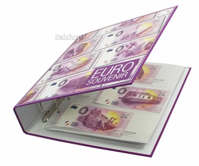ALBUM RACCOGLITORE PRESTAMPATO Per Le Banconote 0 Euro Turistiche Germania  EUR 37,12 - PicClick IT
