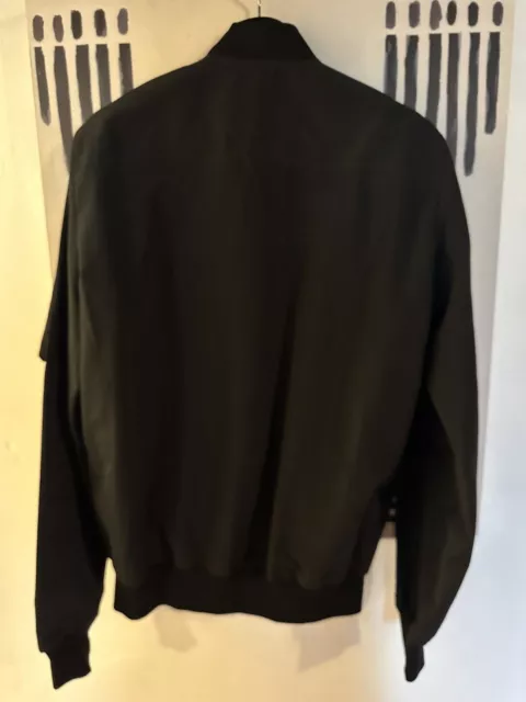 Rick Owens Cop Flight Bomber Jacket Brushed Cotton - Black Medium DRKSHDW 3