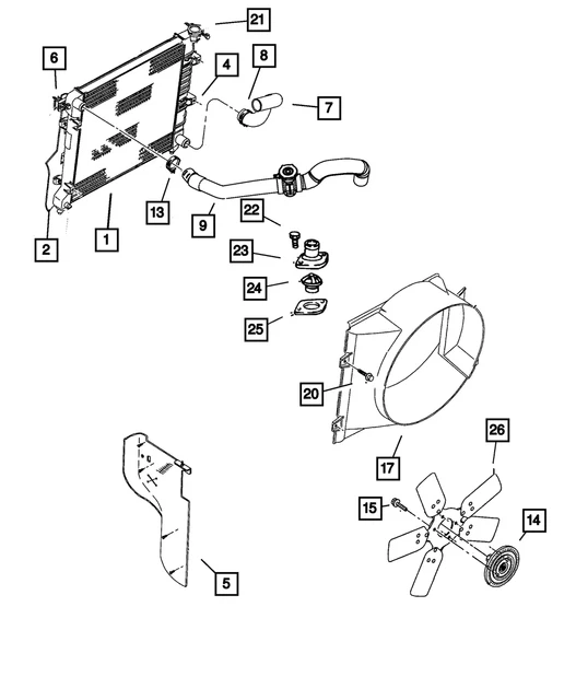 Genuine Mopar Thermostat 52028185AC