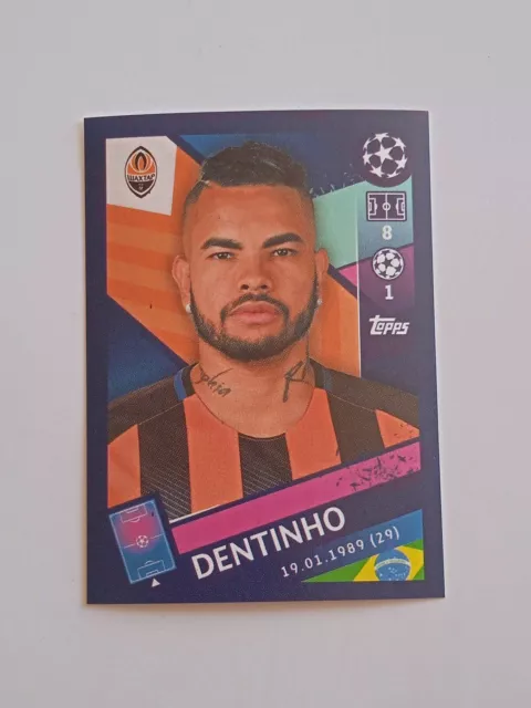 N. 436 Dentinho FC Shakhtar Donetsk - Champions League 2018/19 Topps