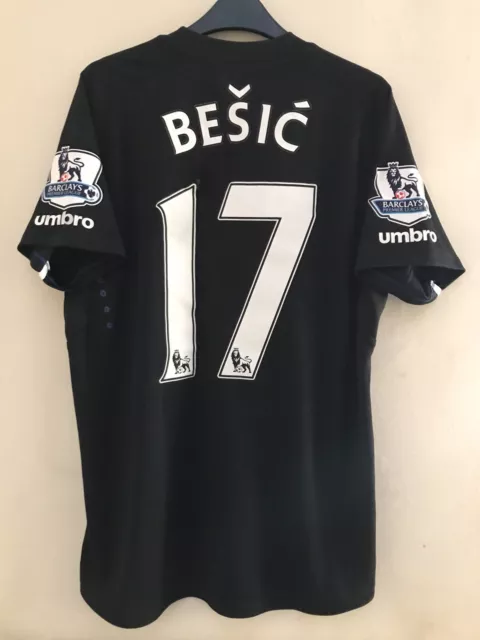 Everton FC Match Worn Away Vs Tottenham FC  Muhammad Besic