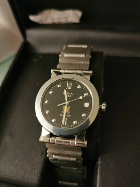 Orologio al Quarzo Movado Vizio in Acciaio Quadrante Nero