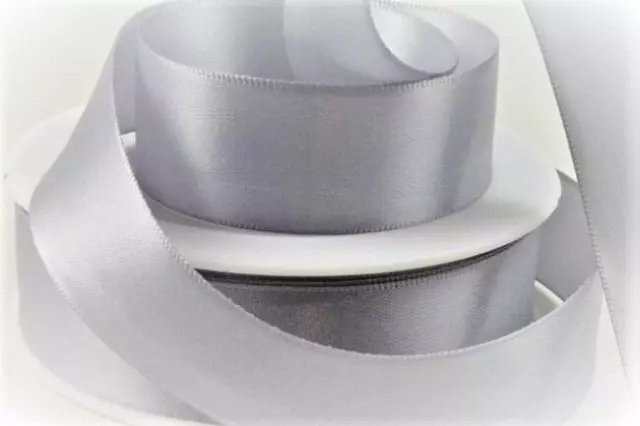 Eichenholz doppelseitiger Satin 10 mm x 25m silber