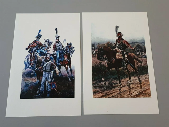 Affiche Vintage Armée - 2ème Hussards De Tarbes - Poster Haute Qualité 50x70 Cm - Neuf