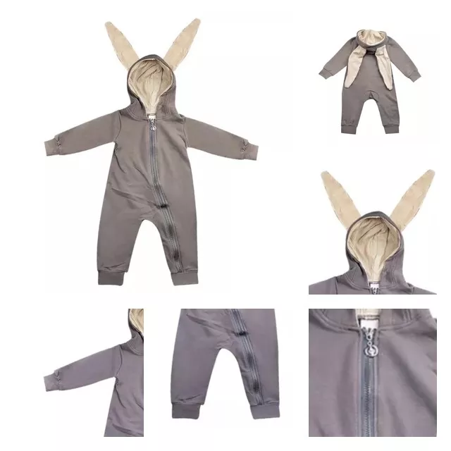 Toddler Infant Baby Girls Kids Boys Bunny Rabbit Romper Jumpsuit Playsuit Outfit