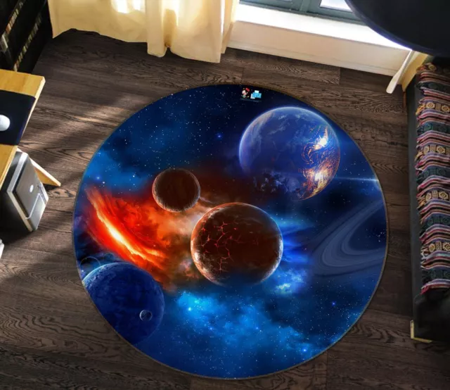 3D Secret Blue Universe NBC495344 Game Rug Mat Elegant Photo Carpet Mat Romy