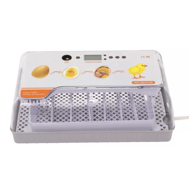 20 Eggs Automatic Incubator Temperature Control Chicken Duck Egg Turning Hatcher