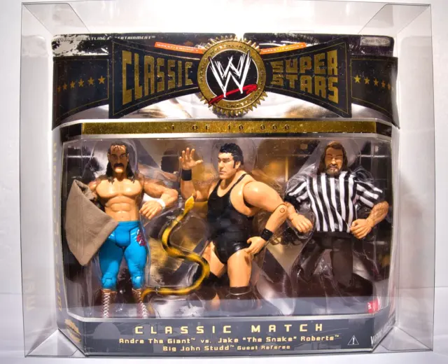 WWE  Jake Roberts vs Andre the Giant  Jakks Classic Superstars  WWF no Hasbro