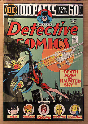 Detective Comics Batman #442 Aparo Cover Robin Hawkman Manhunter Doctor Fate; VG