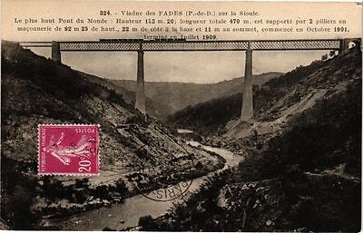 CPA Viaduc des FADES (P.-de-D.) sur la SIOULE - Le plus haut Pont du... (222098)