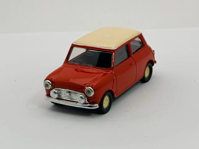 Miniature Austin Mini Cooper Monte-Carlo 1963, échelle 1/43, Marque Vitesse (Pilen), Rouge, Occasion