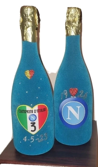 bottiglia commemorativa scudetto napoli