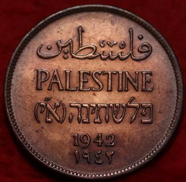 1942 Palestine 2 Mils Foreign Coin