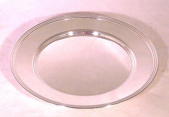 Vintage Plate 6" National Silver on Copper